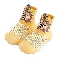 Dark Buster Infant Shoes Infant Boys Girls Animal Prints Cartoon Socks Shoes Toddler Breathable Mesh Shoes Size 2 Girls