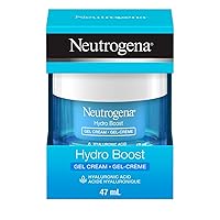 Hydro Boost Gel Cream with Hyaluronic Acid, All-day hydration for Face and Neck, Oil Free and won’t clog pores, 1.6 oz