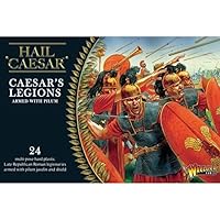 Warlord Games Hail Caesar: Caesarian Roman Legions Armed with Pilum Military Table Top Wargaming Plastic Model Kit WGH-CR-01,Unpainted