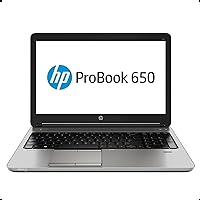 HP ProBook 650 G1 15.6 Inch Business Laptop PC, Intel Core i5 4200U up to 2.6GHz, 16 GB DDR3, 256G SSD, WiFi, DVD, VGA, DP, Windows 10 64 Bit-Multi-Language Supports English/Spanish/French(Renewed)