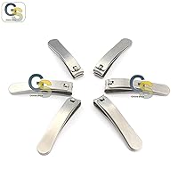 Toenail Clipper, 6 Count (Pack of 6) Stainless Steel by G.S Online Store