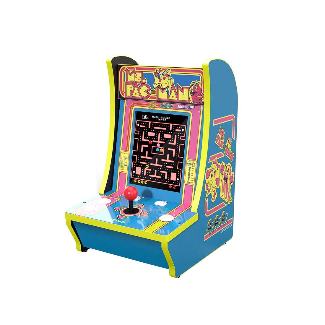 MSP Arcade1Up MS.Pac-Man Counter-Cade - 4 Games in 1