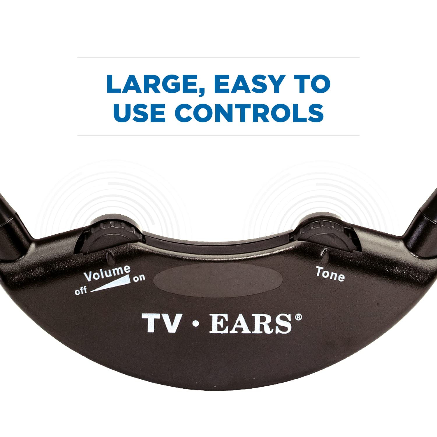 TV Ears Dual Digital Wireless Headset System - Use 2 Headsets at same time w/ Different Volume, Supports All TVs, Ideal for Seniors & Hearing Impaired, Infrared, Plug N' Play - Dr Recommended - 11841