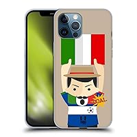 Head Case Designs Italy Football Enthusiast Soft Gel Case Compatible with Apple iPhone 12 Pro Max