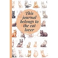 This Journal Belongs to the Cat Lover: Collage of Cute Cats