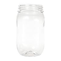 Creative Converting 58706 Plastic Mason Jar Wedding Favor, 16oz