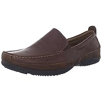 Hush Puppies Belfast Slip On MT Mens Loafers Shoes Brown Leather 8 EW
