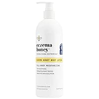 ECZEMA HONEY Oatmeal Body Lotion - Hand & Body Cream for Eczema Relief - Natural Dry Skin Repair (16 Oz)