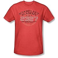 Star Trek - Mens Picard Graduation T-Shirt in Red