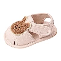 Sandals for Baby Boys Size 4 Infant Girls Floral Shoes First Walkers Shoes Summer Toddler Flower Baby Nonskid Slippers