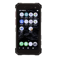 S10max Mini Rugged Cell Phone for Android 10.0, 4GB RAM NFC Unlocked Smartphone IP68 Waterproof Phone Support Face Recognition, Mobile Phone for Parents (4+128GB)