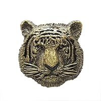 Vintage Bronze Plated King of Animal Tiger Western Wildlife Belt Buckle also Stock in the US