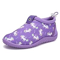 CIOR Toddler Kid Water Shoes Aqua Shoe Swimming Pool Beach Sports Quick Drying Athletic Shoes for Girls and BoysU120STHSX-Classic.Punicorn-25