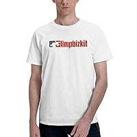 Men Cotton Short Sleeve Crewneck T-Shirts Regular-Fit Graphic Tees Shirt Tops