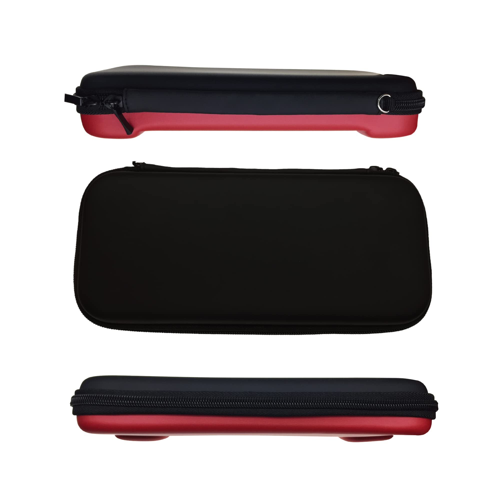 Core Innovations Protective Carrying Case Compatible With Nintendo Switch, Black; Red (NCASE540)