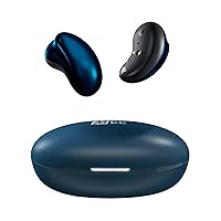 MEE audio Pebbles True Wireless Earbuds - Bluetooth 5.3 Low Profile in Ear Lightweight Headphones with Headset Microphone & Call Noise Reduction for Gym/Workouts/Sports and Gaming, Sapphire