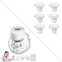 S21 Wearable Breast Pump Hands Free 2 Modes & 9 Levels Double Wearable Pump,13/15/17/19/21/24/27mm Flange,1 Pack