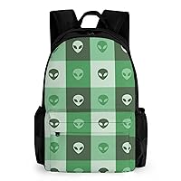 Alien Faces Travel Laptop Backpack for Men Women Casual Basic Bag Hiking Backpacks Work