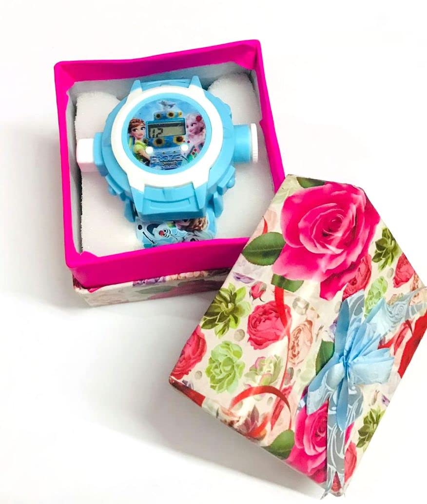 Frozen - 24 Images Projector Watch Digital Wrist Watch for Boys and Girls Gift X-mas Gift