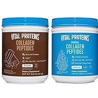 Vital Proteins Collagen Powder 20 oz & Chocolate Collagen Powder 26.8 oz