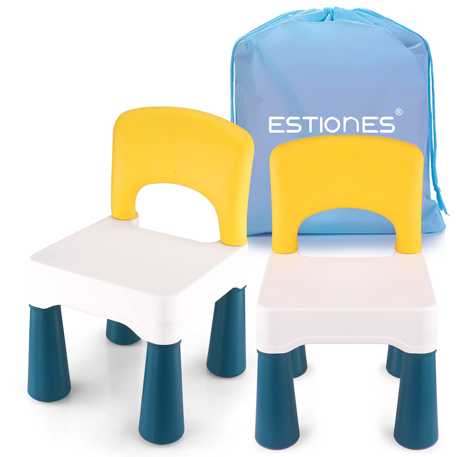 Kids Chair, Toddler Chair, Toddler Chairs for Boys and Girls, Ergonomic Design, Eco-Friendly Durable Plastic, Indoor or Outdoor Use Kids Chairs for...