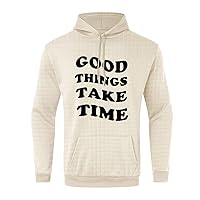 Men's Sweatshirts Hoodies Pullover Leisure Lightweight Drawstring Soft Cozy Fashion Sweatshirt Graphic