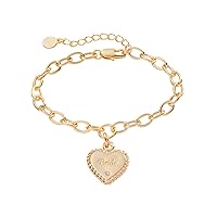 Alex and Ani Wedding Adjustable Chain Charm Bracelet, Wedding Style Charms, Shiny Finishes, Chain Length 6.5 To 8in