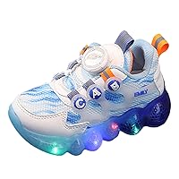 Kids Shoes Boys Boys Girls Toddler Running Shoes Kids Light Up Lightweight Breathable Tennis Athletic Running Shoes