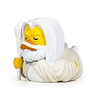 TUBBZ Boxed Edition Gandalf The White Collectible Vinyl Rubber Duck Figure - Official Lord of The Rings Merchandise - TV, Movies & Video Games