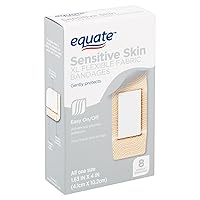 Sensitive Skin XL Flexible Fabric Bandages 8 Ct