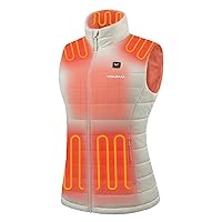 Venustas Women's Heated Vest with Battery Pack 7.4V, Heated clothes for women