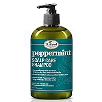 Difeel Peppermint Scalp Care Shampoo 12 oz. - Sulfate Free Shampoo Made with Natural Ingredients