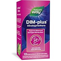 DIM-Plus, DIM Supplement, Supports Balanced Estrogen Metabolism*, Diindolylmethane, 120 Vegan Capsules (Packaging May Vary)