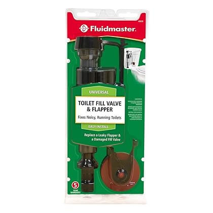 Fluidmaster 400CRP14 Fill Valve and 2-inch Flapper Repair Kit (Pack of 1)