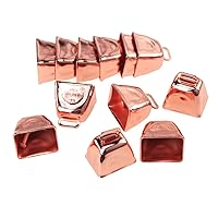 Homeford Small Metal Cowbells, Rose Gold, 1-Inch, 12-Count