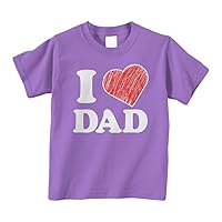 Threadrock Little Boys' I Love Dad Infant/Toddler T-Shirt
