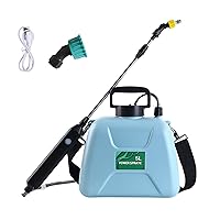 5L Rechargeable Sprayer Electric Misters Potable Garden Sprayer With Telescopic Wand Nozzle Shoulder Strap Electric Sprayers In Lawn And Garden 1 Gallon Power Garden Sprayer Rechargeable