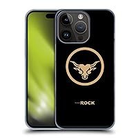 Head Case Designs Officially Licensed WWE Golden Brahma Bull The Rock Hard Back Case Compatible with Apple iPhone 15 Pro