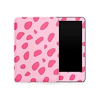 Compatible with Amazon Kindle Skin, Decal for Kindle All Models Wrap Pink Leopard, Cute Pastel Pink Stains (Paperwhite Gen 11)