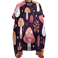 Cute Mushrooms Barber Cape Adult Haircut Cape Hairdressing Apron for Home Salon Barbershop