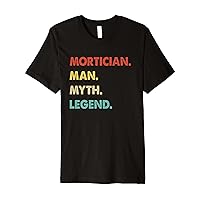Retro Mortician Man Myth Legend Premium T-Shirt