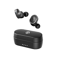 Skullcandy Sesh ANC In-Ear Noise cancelling Wireless Earbuds, 32 Hr Battery, Microphone, Works with iPhone Android and Bluetooth Devices - Black