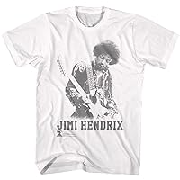 Jimi Hendrix 1963 Rock Guitarist Singer Songwriter Icon Jammin Faded T-Shirt