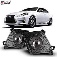 Winjet Compatible with [2014 2015 2016 Lexus IS250 IS350 IS200t IS300] Driving Projector Fog Lights + Switch + Wiring Kit