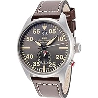 Airpilot Dual Time 44 Men's Grey Dial Watch GL0367