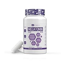 Melatonin for Sleeping for Men & Women - Sleep Melatonin w/Valerian Root Extract - Vegan Melatonin 10 Mg Capsules - Sleep Aid for Adults - Deep Sleep Supplements to Ease Jet Lag Strain