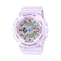 Casio Baby-G BA-110 Series Quartz Women's Watch BA-110XPM-6A, LCD/Multicolor