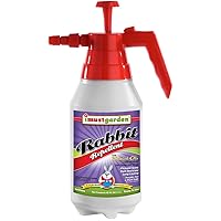 I Must Garden Rabbit Repellent: Mint Scent Rabbit Spray for Plants & Lawns – 45 oz. RTU Pump Spray