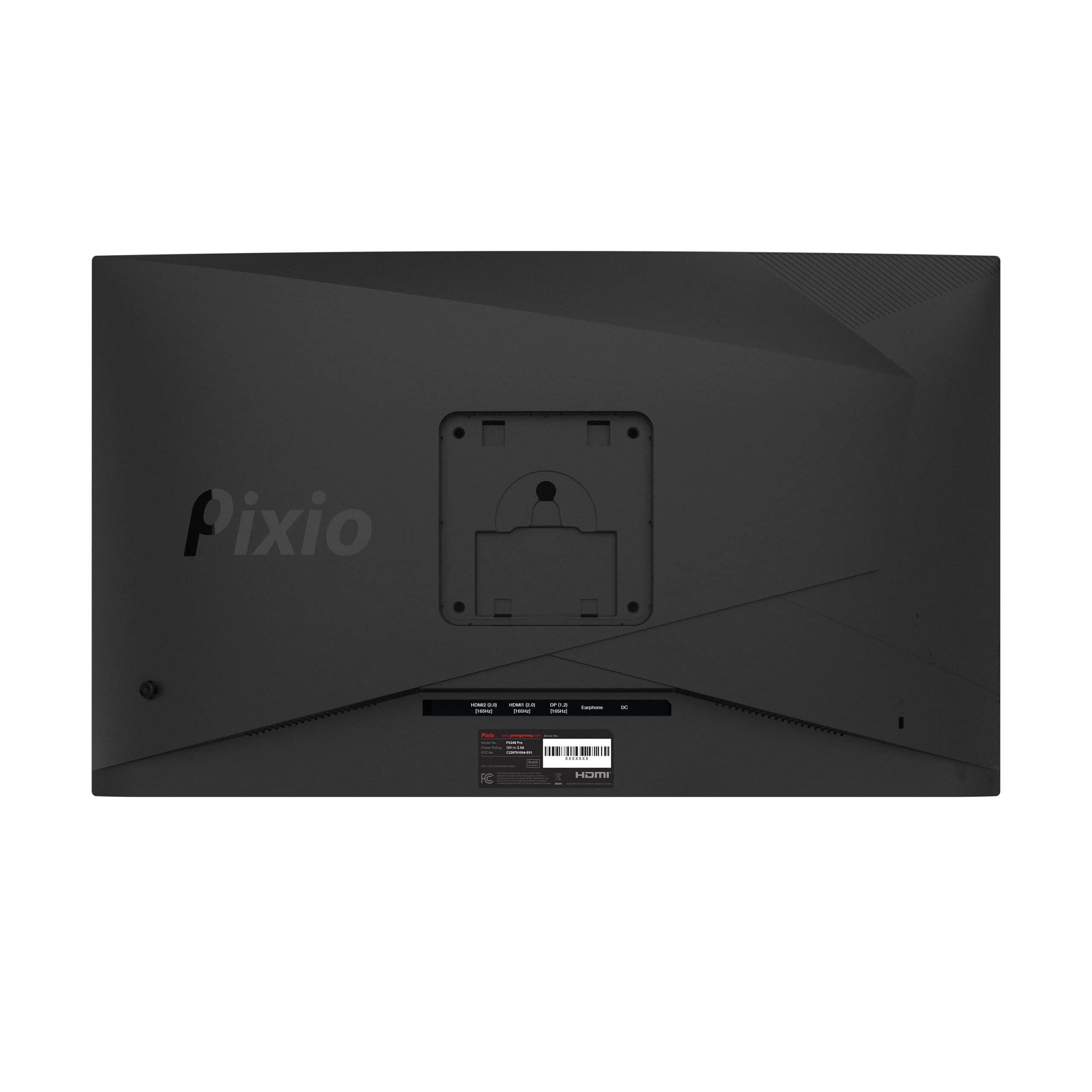 Pixio PX248 PRO 24 inch Fast Rapid Nano IPS 1ms GTG Response Time 165Hz Refresh Rate FHD 1920 x 1080 Adaptive Sync Fully Adjustable Stand Esports Professional Gaming Monitor
