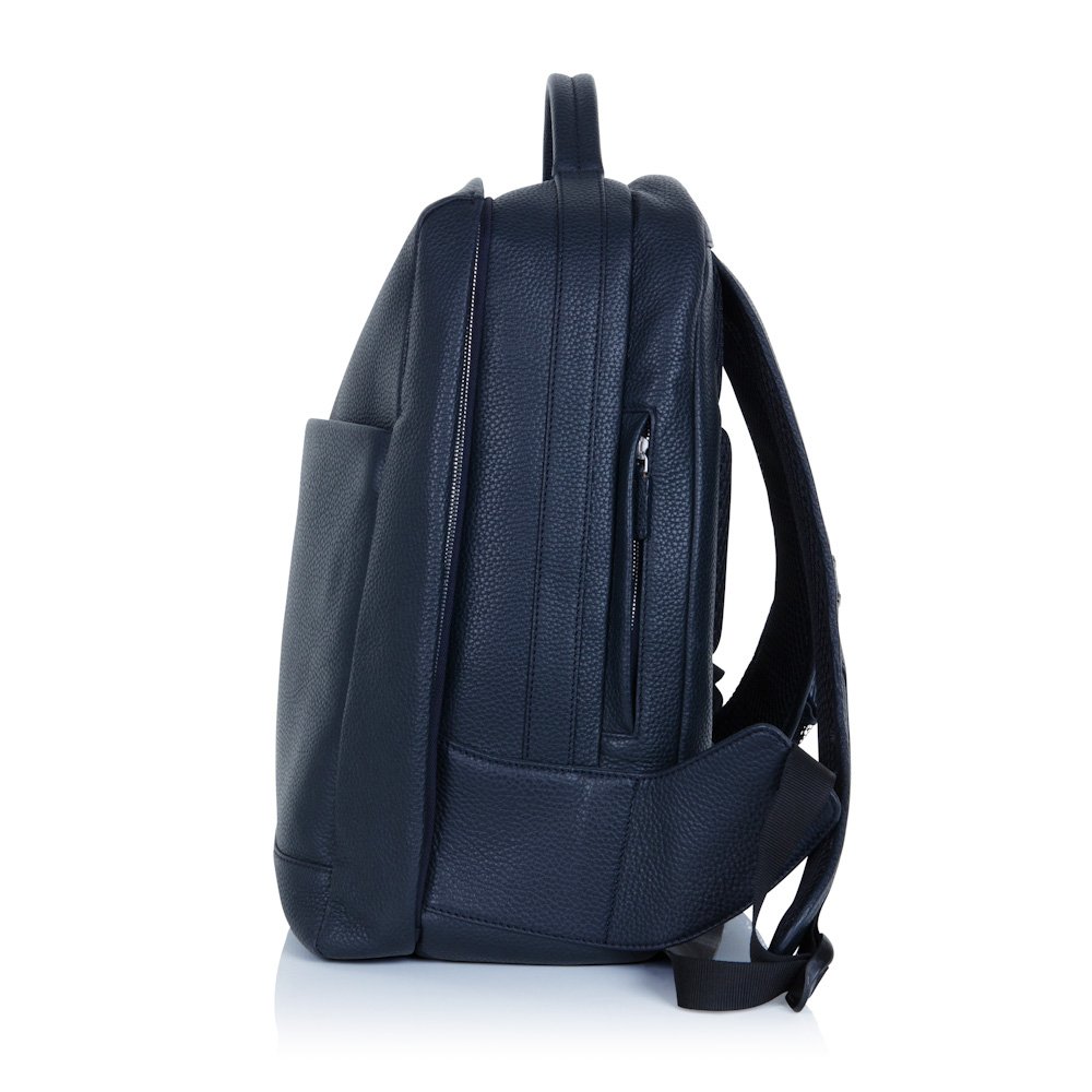 David Hampton Richmond Leather Backpack Midnight